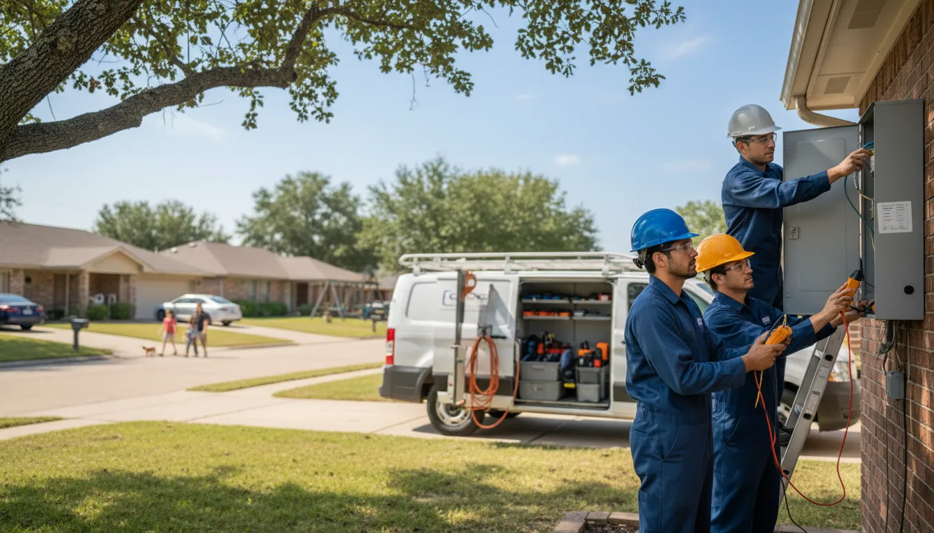 Certified electrician providing emergency electrical services in Wasco, IL